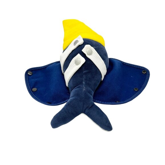 Sensory4U Narwhal Soft Plush Sensory Activity Toy For Ages 3+ Blue White Yellow - Picture 2 of 7